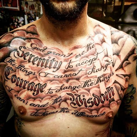55 Inspiring Serenity Prayer Tattoo Designs-Serenity, Courage & Wisdom