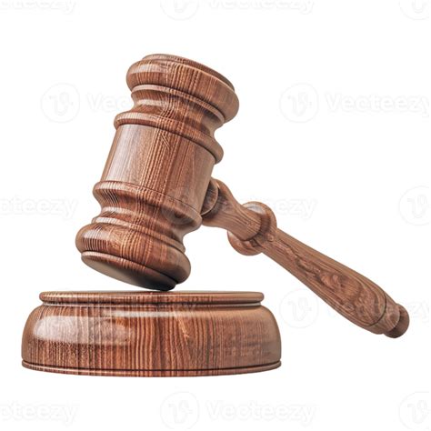 Judge gavel on Transparent Background 47088918 PNG