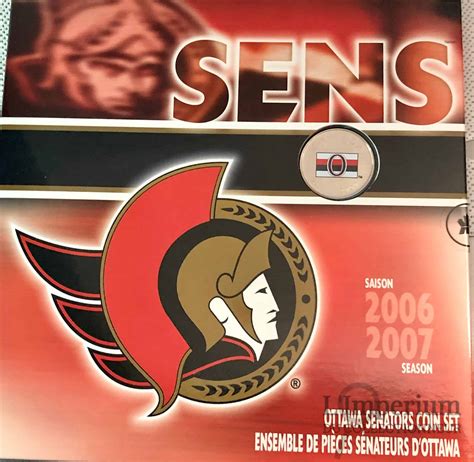 Canada - 2007 NHL Ottawa Senators Coin Gift Set