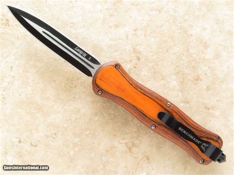 Benchmade Infidel Wood Handle Automatic Tactical OTF Knife