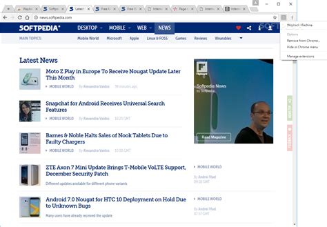 wayback machine  softpedia