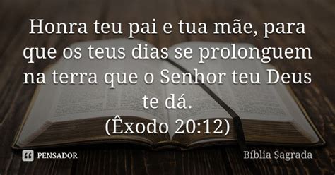Honra Teu Pai E Tua Mãe Versículo Novo Testamento