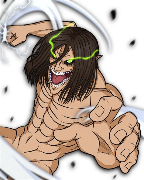 Eren Yeager Titan Form by MaruseroArts on DeviantArt