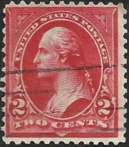 # 279b Used Red George Washington | United States, General Issue Stamp