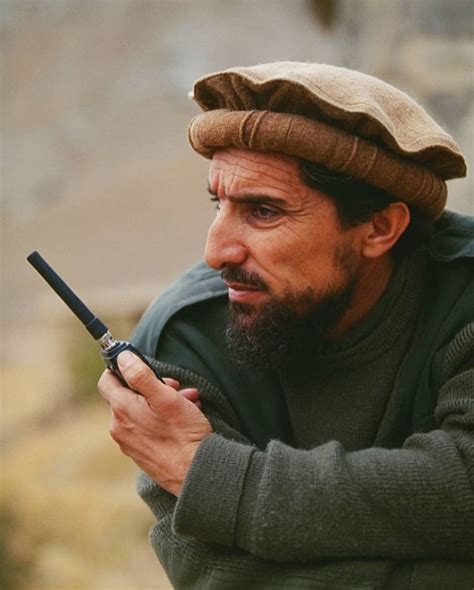 Ahmad Shah Massoud, leader of the Northern Alliance and known as the ...
