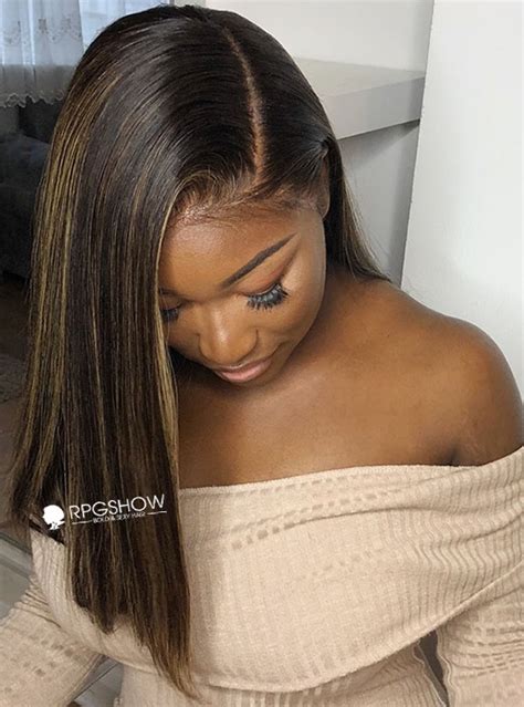 Black Hair With Caramel Tips