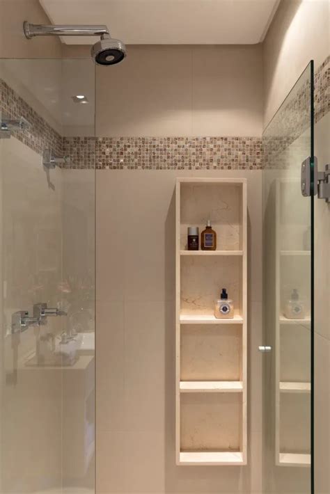 Box Com Parede De Alvenaria - Nicho no box em alvenaria estrutural: como fazer e outras ideias ...