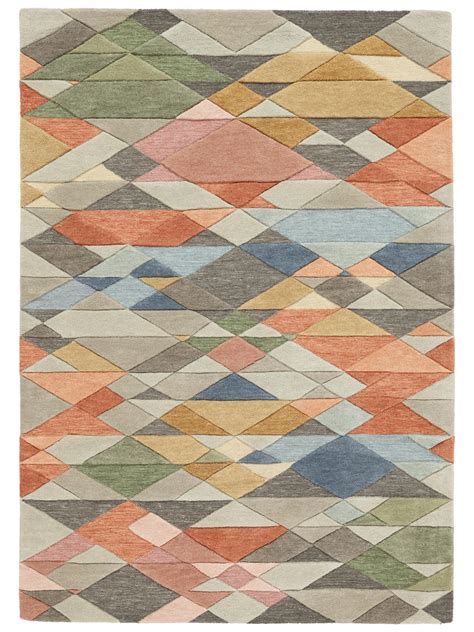 Rugvista core - Colorina - Flerfärgad 160 x 230 cm Ullmatta - Rugvista
