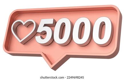 Five Thousand Likes 5000 Likes Like Stock Illustration 2249698245 ...