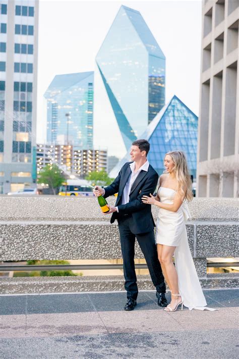 Classy Downtown Engagement Shoot – Wed Society® North Texas