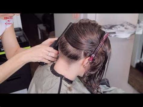 2019-26 Renata preview - long hair cut to asymmetric short | Hair cuts ...