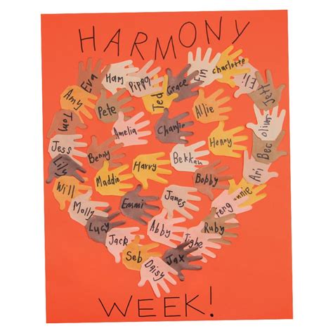 harmony day poster harmony day cleverpatch art craft supplies