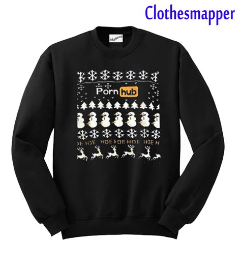 Porn Hub Snowman Sweatshirt