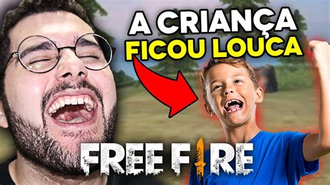 Criança Pode Jogar Free Fire - A CRIANÇA FICOU LOUCA DE TANTO JOGAR FREE FIRE - YouTube