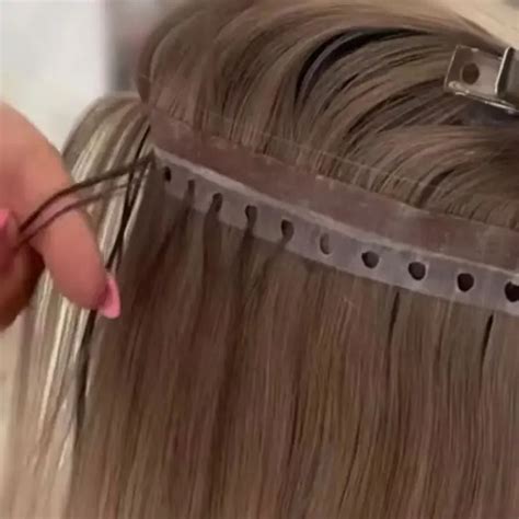 seamless invisible flat weft hair extensions double weft custom