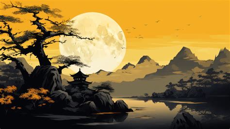 Japanese Art Wallpaper 1920x1080 Japan Art Wallpapers Wallpaper Cave