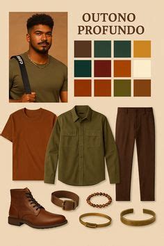 Paleta De Cores Masculinas - Paleta De Cores Para Roupas Masculinas