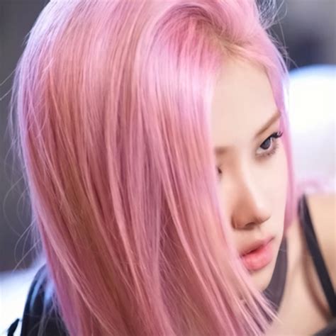 rosé : rosé with pink hair like or @imsfakins