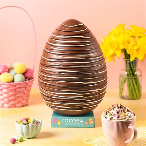 giant easter eggs kg  easter chocolatey goodness cocoba