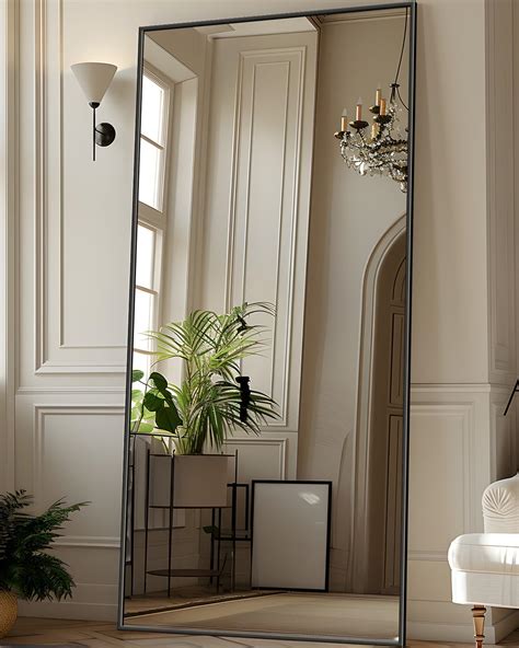 Amazon.com: Antok Full Length Mirror, 71"x28" Floor Mirror with Stand