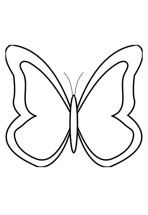 Molde de Borboleta Vazada para Imprimir - Como fazer em casa