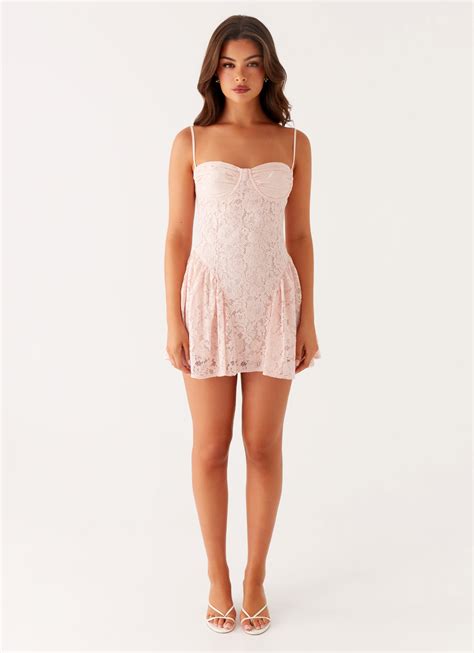 Promenade Mini Dress - Pink – Peppermayo US