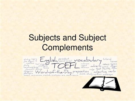 subjects  subject complements powerpoint    id