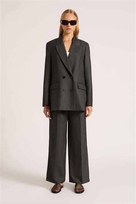 Nude Lucy Dakota Blazer Charcoal | Glue Store