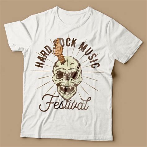 Hard rock music festival. Vector T-Shirt Design - Buy t-shirt designs