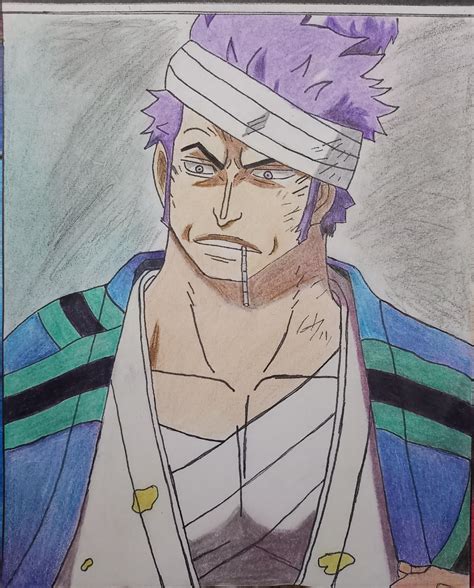 I drew Shimotsuki Ushimaru : r/OnePiece