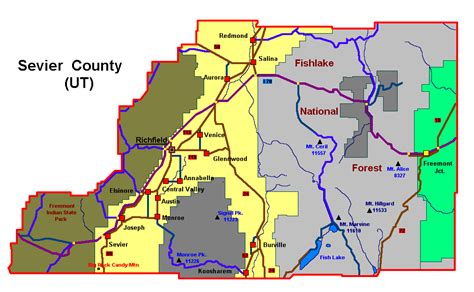 sevier county discover utah counties