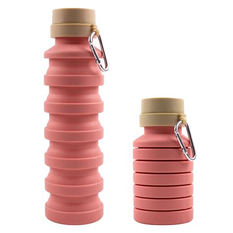 Buy Wholesale China 550ml Collapsible Silicone Water Bottle Foldable