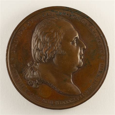 Médaille Louis XVIII - Statue du roi Henri IV - signée Andrieu - MID ...