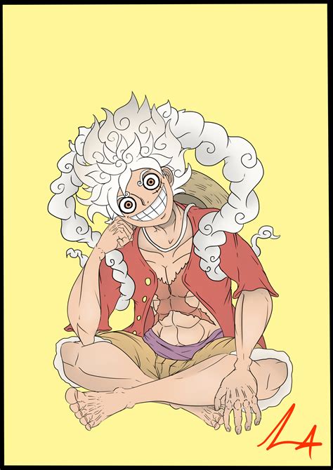 ArtStation - Luffy Gear 5 Nika