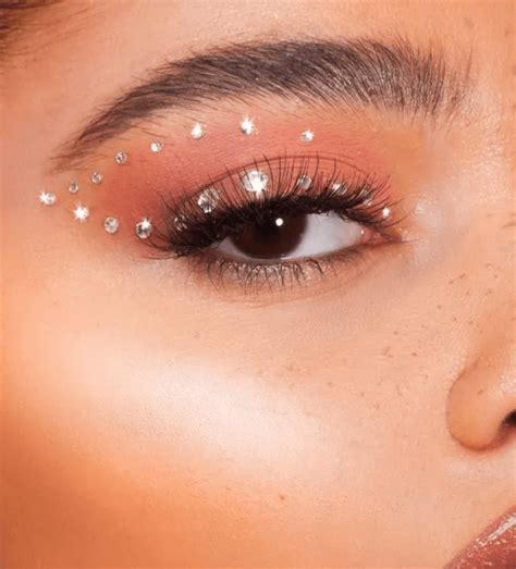 cutest crystal eye makeup ideas  copy  rhinestone eye makeup