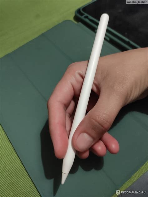 Стилус для iPad Apple Pencil (2‑го поколения) - «Удобно держать » | отзывы