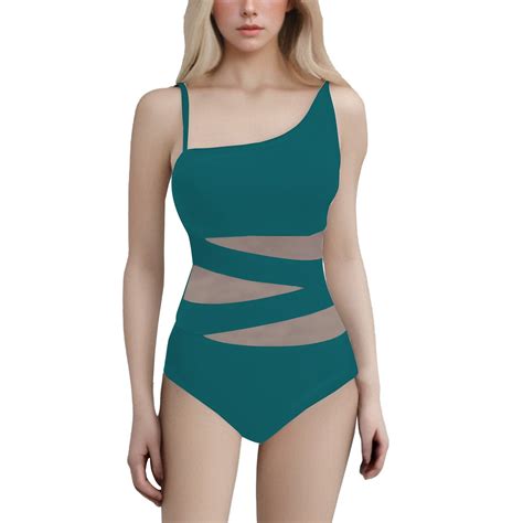 MSJUHEG One Piece Swimsuit,Cut Out One Piece Swimsuit Women,One