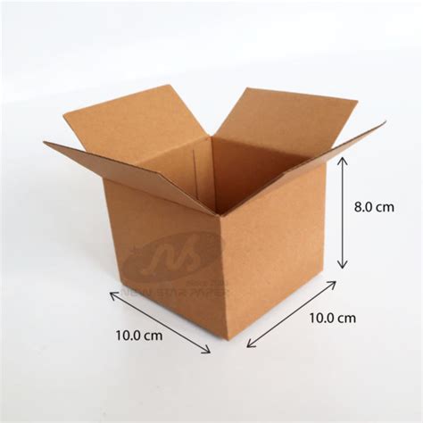 10x10x8 (cm) Cardboard Boxes - New Star Paper