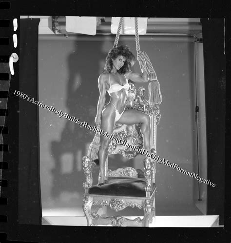 *1980's Bodybuilder/Actress Rachel McLish Orig Medium Format Neg Harry