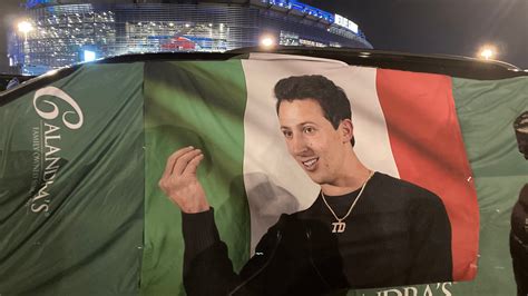 Tommy DeVito family tailgates before NY Giants vs. Packers