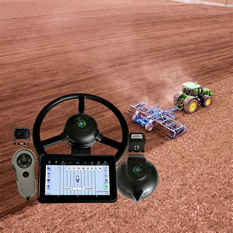 tractor gps system precision auto steering  agriculture