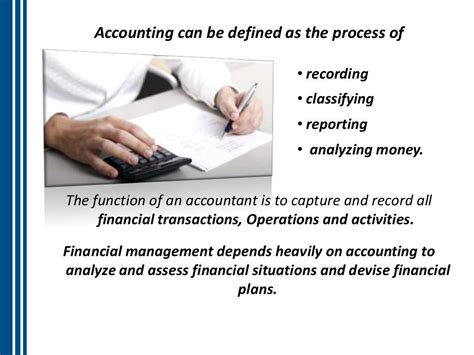 importance  finance accounting
