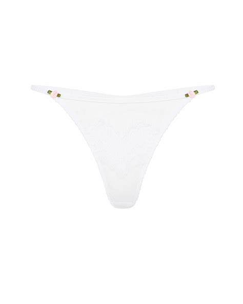 Clarissa Thong in White | By Agent Provocateur All Lingerie