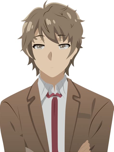 Sakuta Vector Art (made in Adobe Xd) (1.5 hours) : SeishunButaYarou