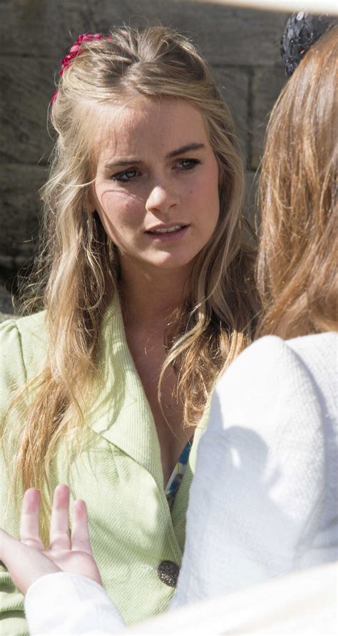 Photo : Cressida Bonas lors du mariage de Rupert Finch et Lady Natasha