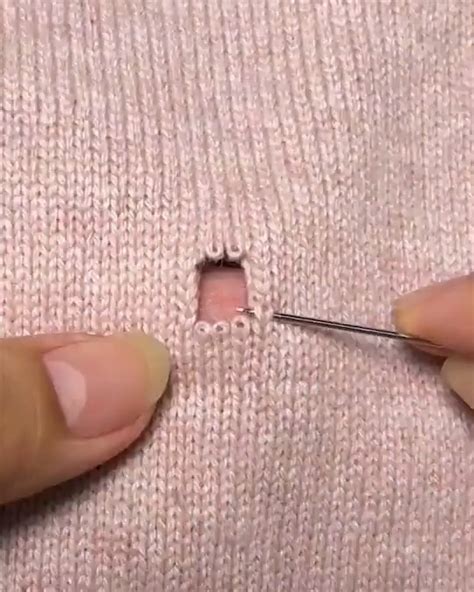 How to repair a hole in your jumper | How to repair a hole in your ...