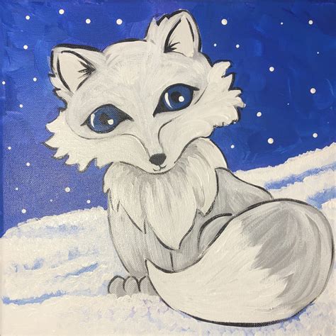 Roxy the Fox - Arctic - Busy Bees Pottery & Arts Studio Mentor