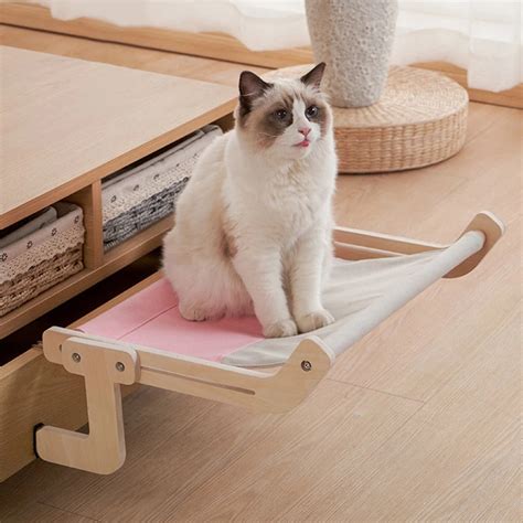 Cama De Gato Para Humanos - Cama de Madeira Ajustável para Gatos – Mimo Gato