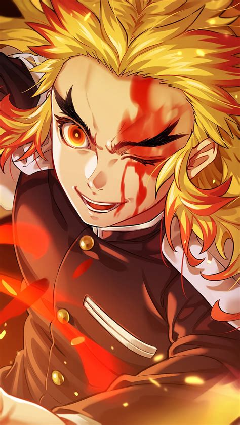 Kyojuro Rengoku Katana Kimetsu No Yaiba Wallpaper Hd Anime 4k - Read ...