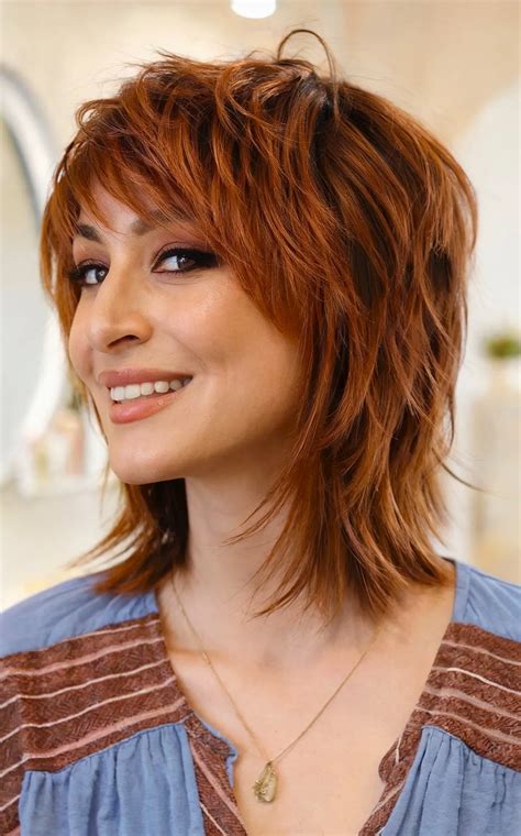 Why the low-maintenance shaggy haircut with bangs is here to stay 7